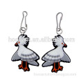 Wholesale High Quanlity Soft PVC Mini Zipper Puller Design